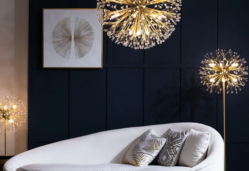 crystal chandelier in dining room